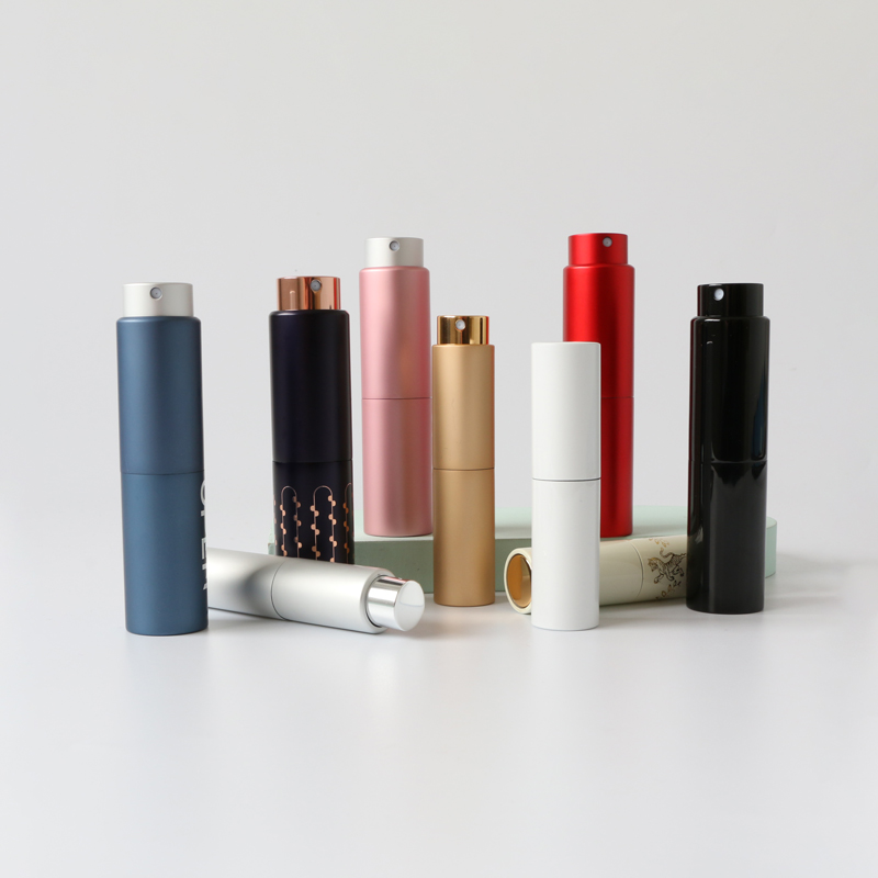 8ml~20ml旋转防晒喷雾瓶 便携分装瓶 香水瓶 化妆品瓶 口红管大小