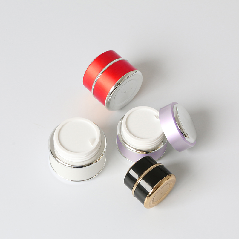 现货5g 7g 15g 20g 30g 50g塑料化妆品膏霜瓶面霜分装瓶可定制logo图案